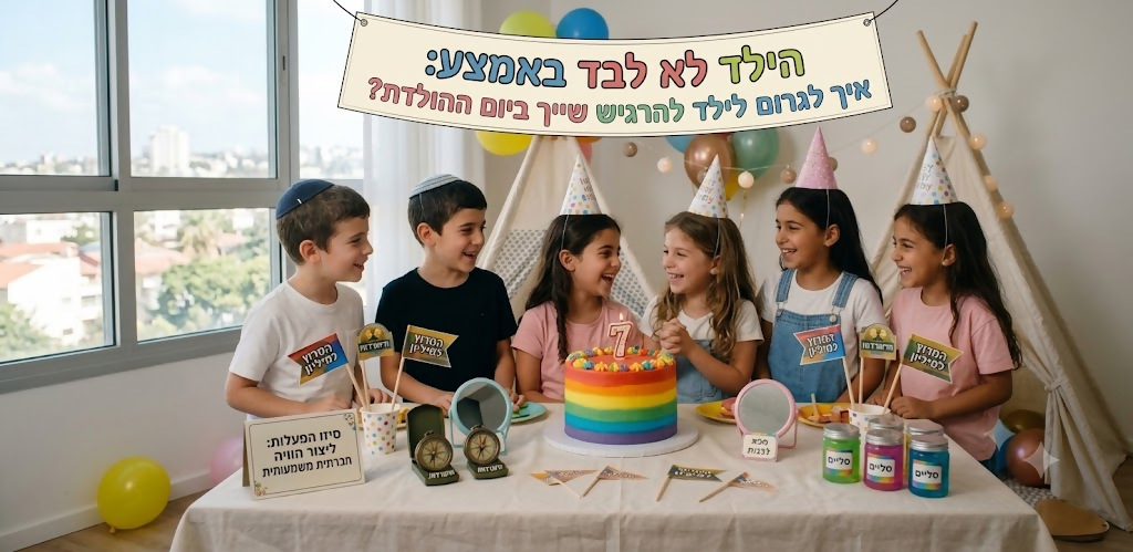 איך לגרום לכל ילד להרגיש שייך ביום ההולדת.